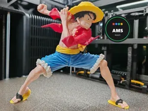 Monkey D. Luffy (Gomu Gomu Combat Stance) - AMS