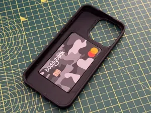 iPhone 15 Pro Max TPU Wallet Case with 2 Card Slot