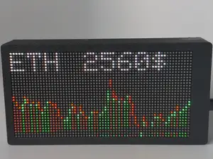 LED Matrix 64x32 w/ ESP32 M4 Matrix Portal Housing