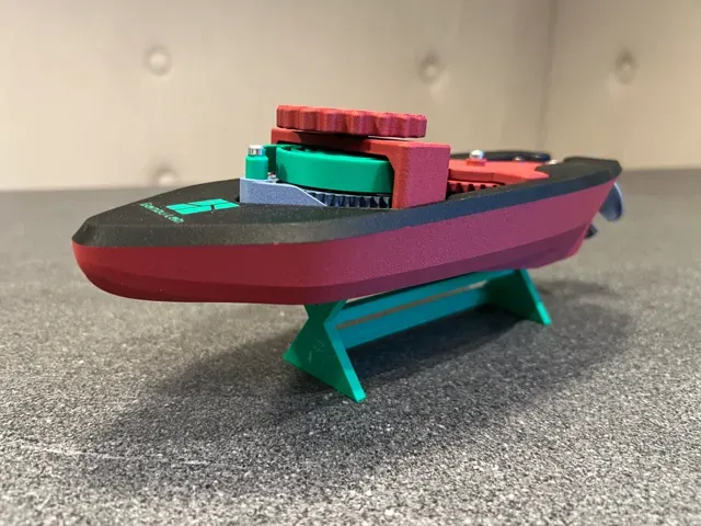 Wind-Up Bathtub Boat - Badewannenboot (Single /Dual Color) — Image 2 of 7