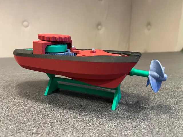 Wind-Up Bathtub Boat - Badewannenboot (Single /Dual Color) — Image 4 of 7
