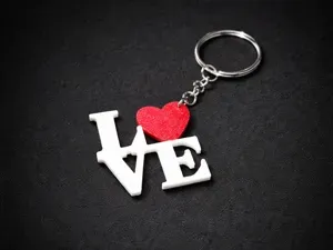 LOVE Heart Keychain – Perfect Gift
