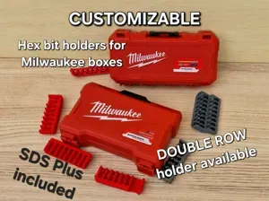 Milwaukee Shockwave compatible Bit Holders + SDS