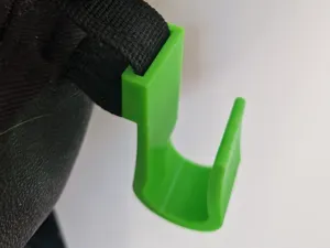 backpack shovel holder for 25mm strap