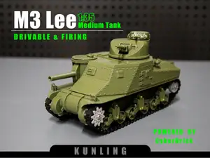 M3 Lee RC tank,powered by cyberbrick,1/35