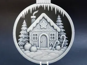 Christmas Bauble / Ornament Gingerbread house