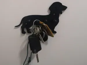 Wiener dog key hanger
