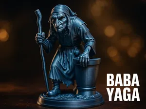 Baba Yaga – Slavic Witch with Bucket
