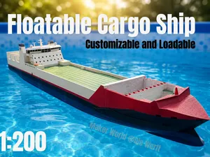 Floating loadable ConRo Cargo Ship