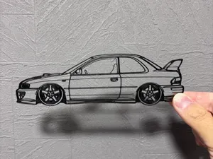 SUBARU IMPREZA WRX STI GC8 JDM Custom Car Wall Art