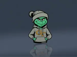 Grinch Ornament - Georgia Tech