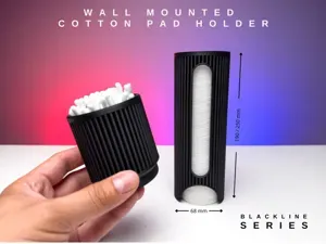 Wall Mounted Cotton Pad Holder