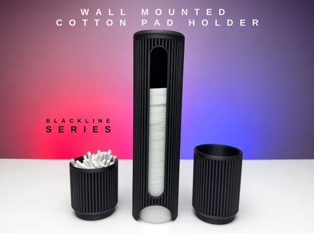 Wall Mounted Cotton Pad Holder — Image 2 of 9