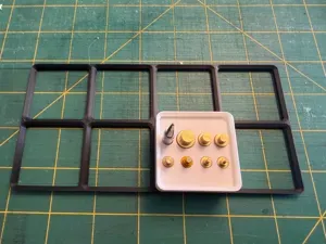 Gridfinity Bin for 3DZWMAN Heat-Set Insert Tips