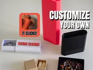 Parametric pill box - multipurpose storage box