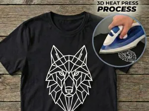 T-shirt Print - Wolf