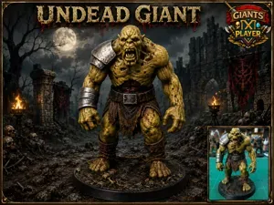 Undead Giant (Zombie): DnD D&D Pathfinder Mini