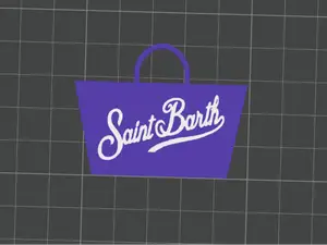 saint barth bag keychain custom