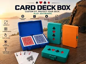 Custom Playing Cards Box - multi-deck