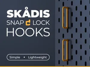 IKEA Skadis Snap Lock Hooks