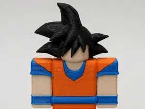 Brookhaven Roblox Figure Goku Print in Place 3D