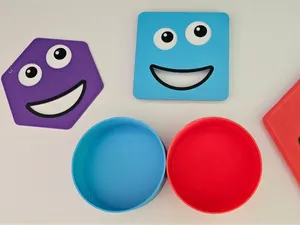 Shape Sorting Sensory Game – Feeding Faces Toy