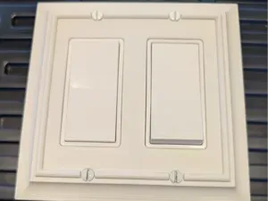 Decorative Decor Style Double Cover Plate