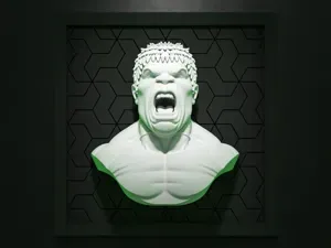 Hulk Modular Wall Art - Swappable Backgrounds