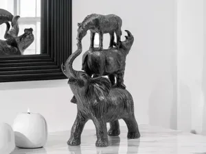 Stacked Animals Sculpture