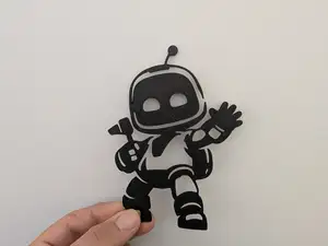 silhouette astrobot