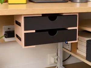 Under Desk 2-Drawer Storage Organizer