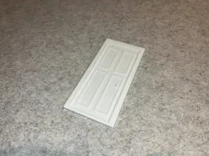 Dollhouse door miniature house