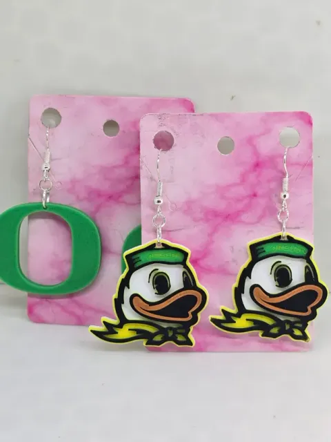 Oregon Ducks Earrings — Фото 3 из 4