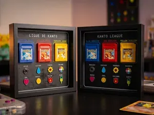 Pokémon GEN1 - Game & Badge Display [Multilingual]
