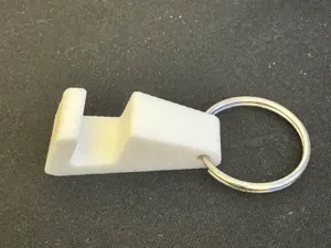Minimalistic phone stand keychain