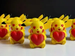 Pikachu in love for Valentine's day