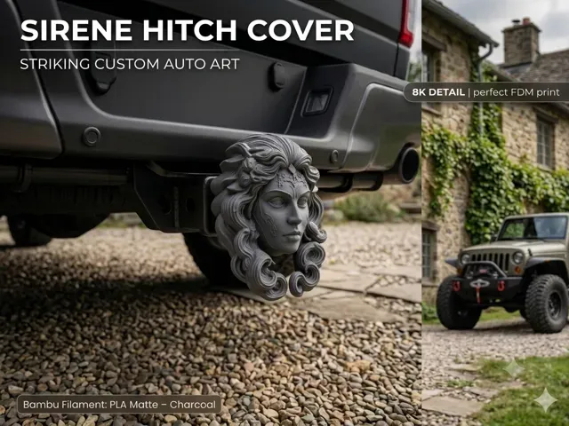 Sirene Trailer Hitch Cover