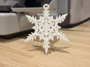 Ice Bloom Snowflake Ornament