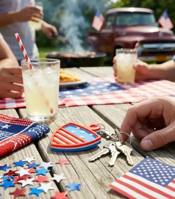 4th of July Shield and Ornament Keychains — Фото 16 из 16