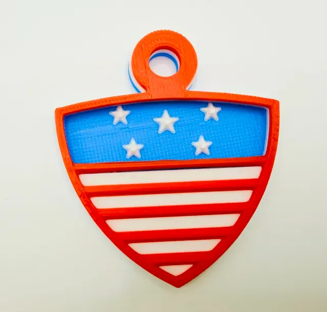 4th of July Shield and Ornament Keychains — Фото 7 из 16