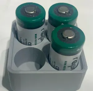 Gridfinity with pin CR123A battery storage