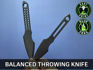 180mm balanced throwing knife - Two variants