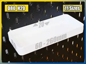 IKEA Skadis Container D80 H20