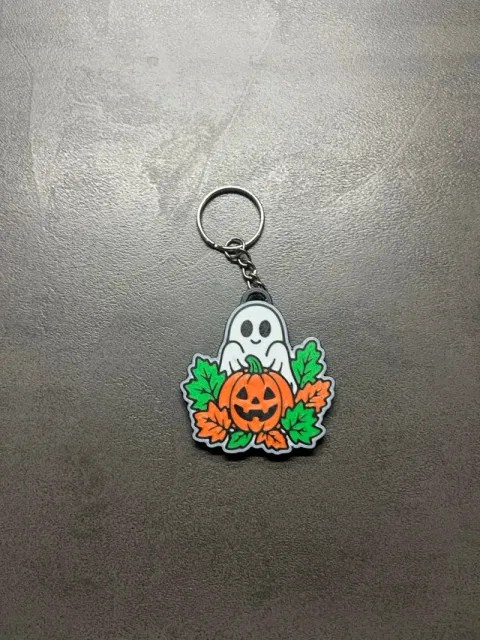 cute Ghost & Pumpkin Keychain — Фото 2 из 4
