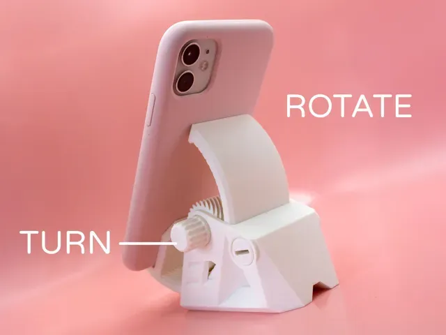 Internal Gear Phone Stand by Pork3D.com — Фото 2 из 3