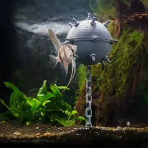 Miniature Floating Sea Mine for Aquariums