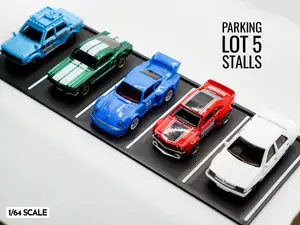 Parking Lot (3 & 5 Stalls) - 1:64 Scale Diorama