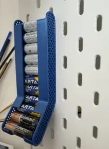 AA Battery Holder/Dispenser for IKEA Skadis