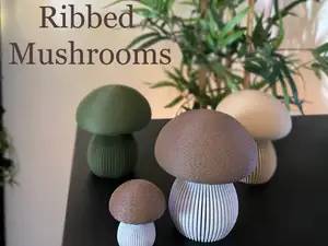 Ribbed Mushrooms