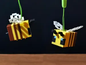 Minecraft 蜜蜂 - 挂件 钥匙扣